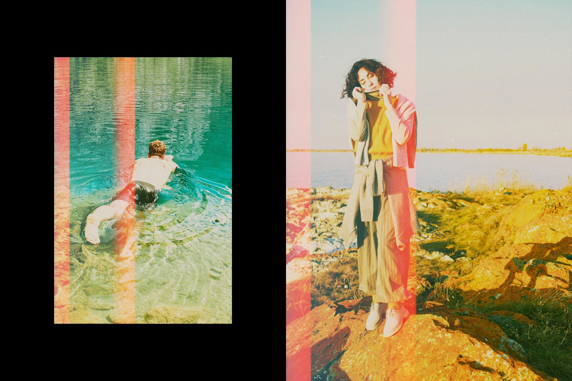 Light Leak Film Photo Effect