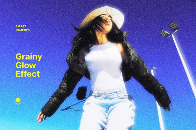 Grainy Glow Photo Effect