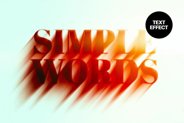Lighting Motion Text Effect
