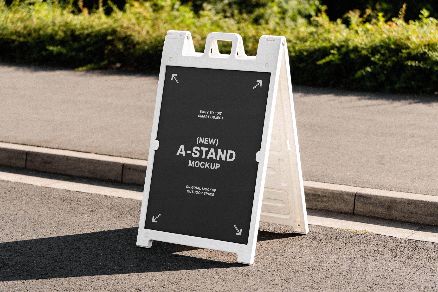 Outdoor Advertising A-Stand Mockup