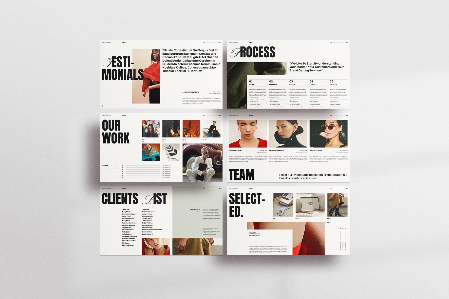 Services and Pricing Guide Presentation Template