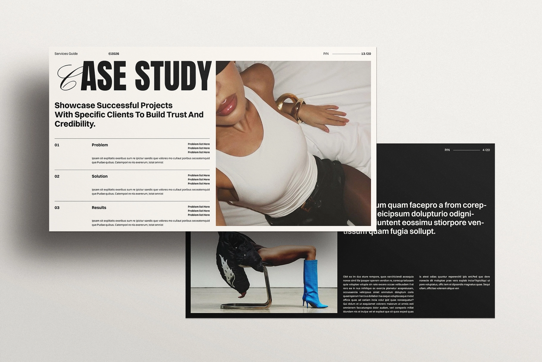 Services and Pricing Guide Presentation Template