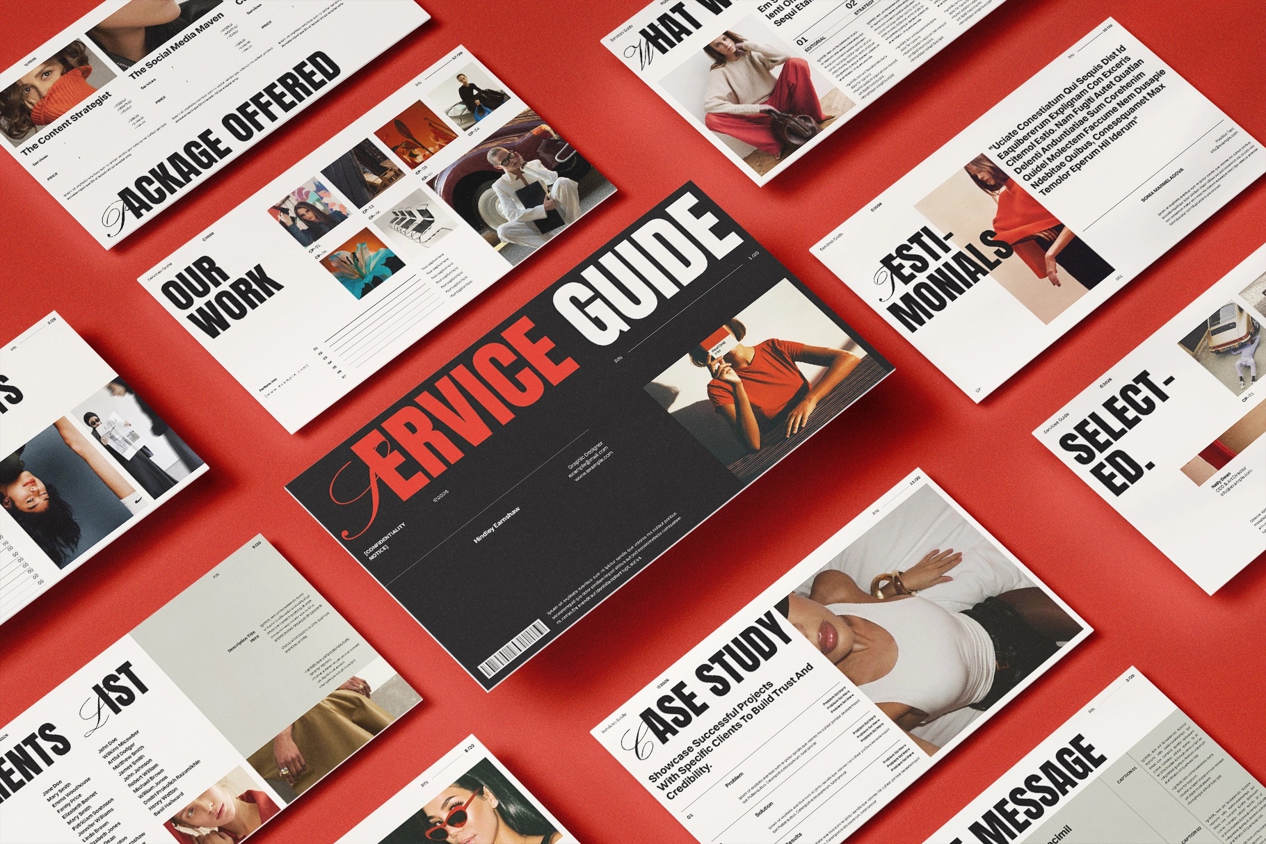 Services and Pricing Guide Presentation Template