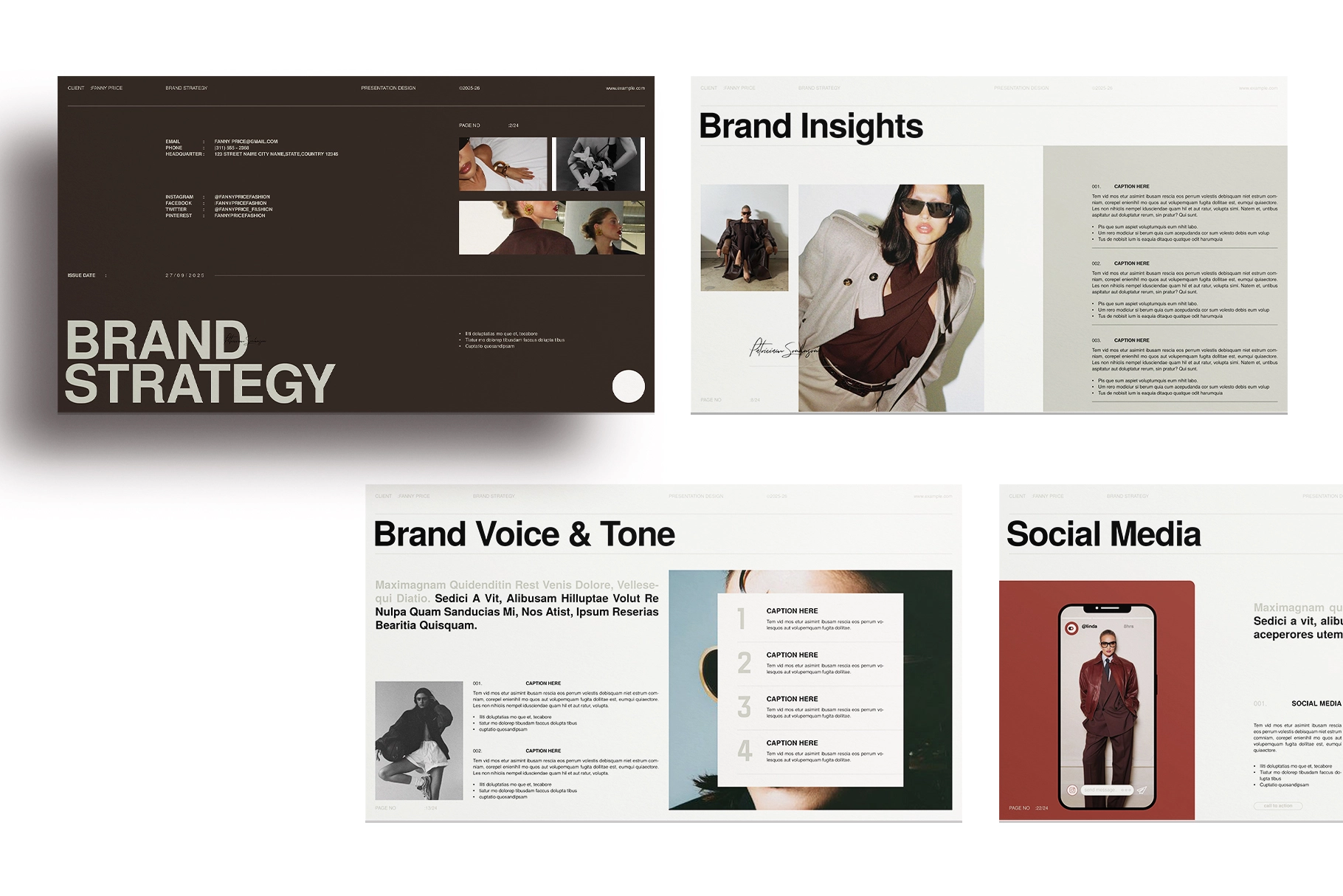 Brand Strategy Presentation Template