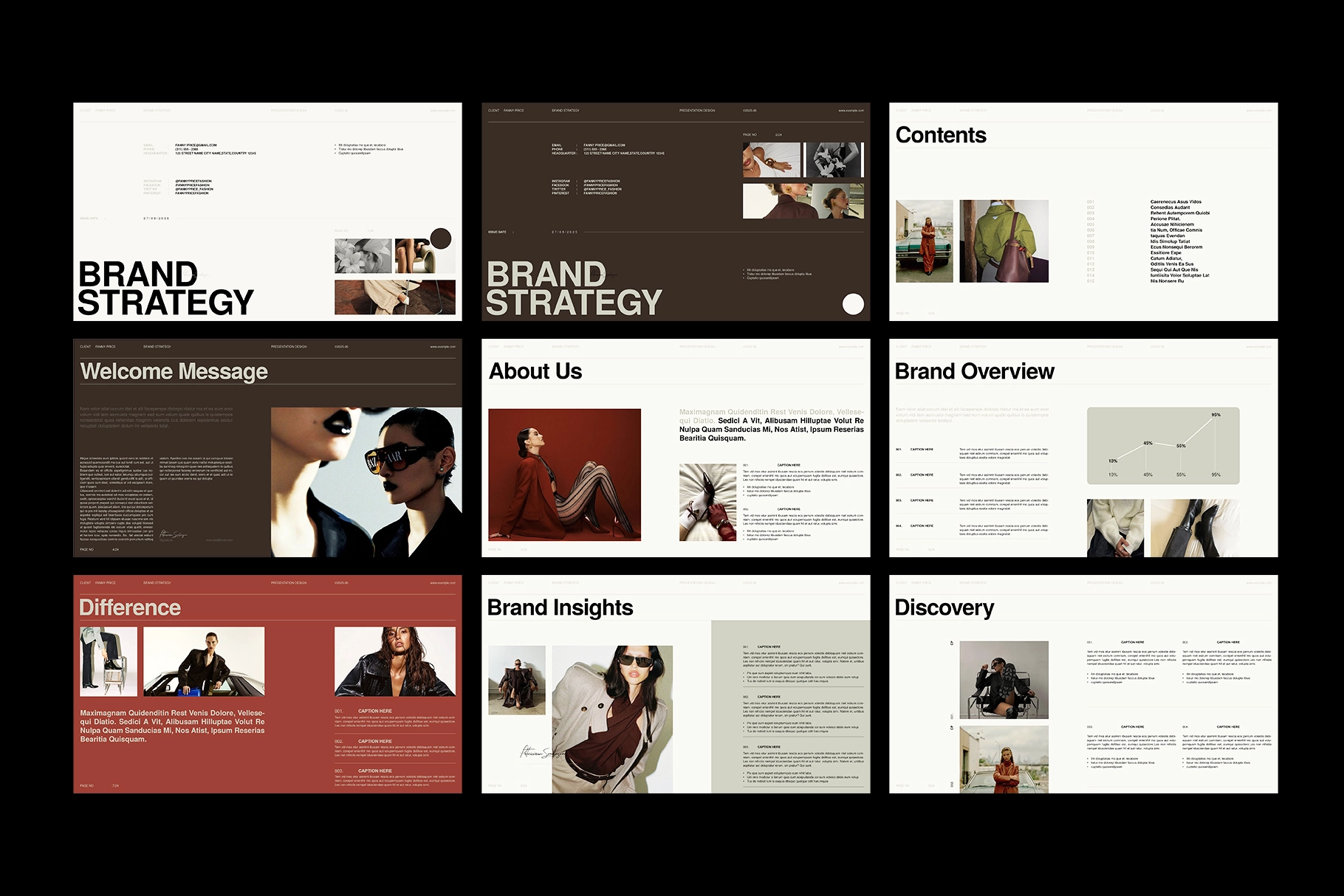 Brand Strategy Presentation Template