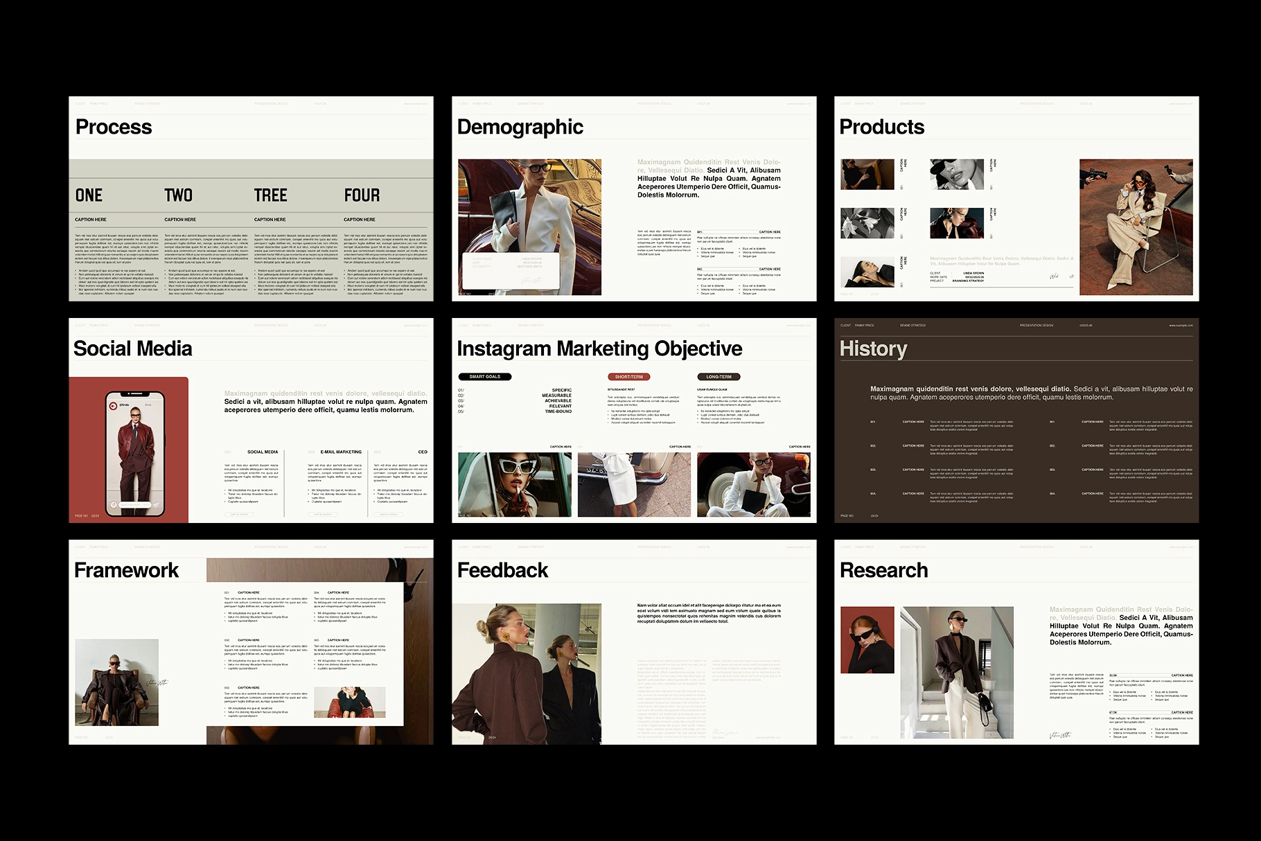Brand Strategy Presentation Template