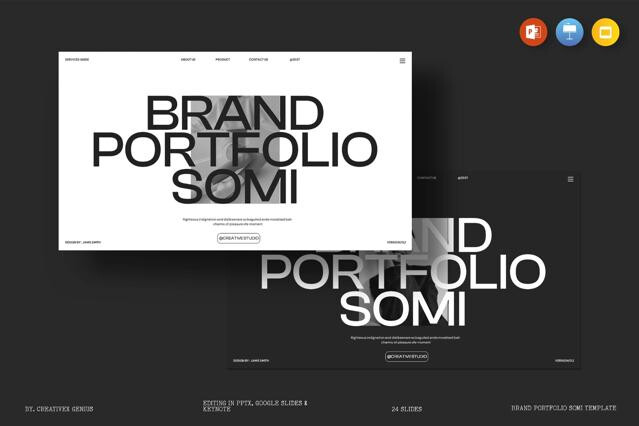 Brand Portfolio Somi Presentation Template