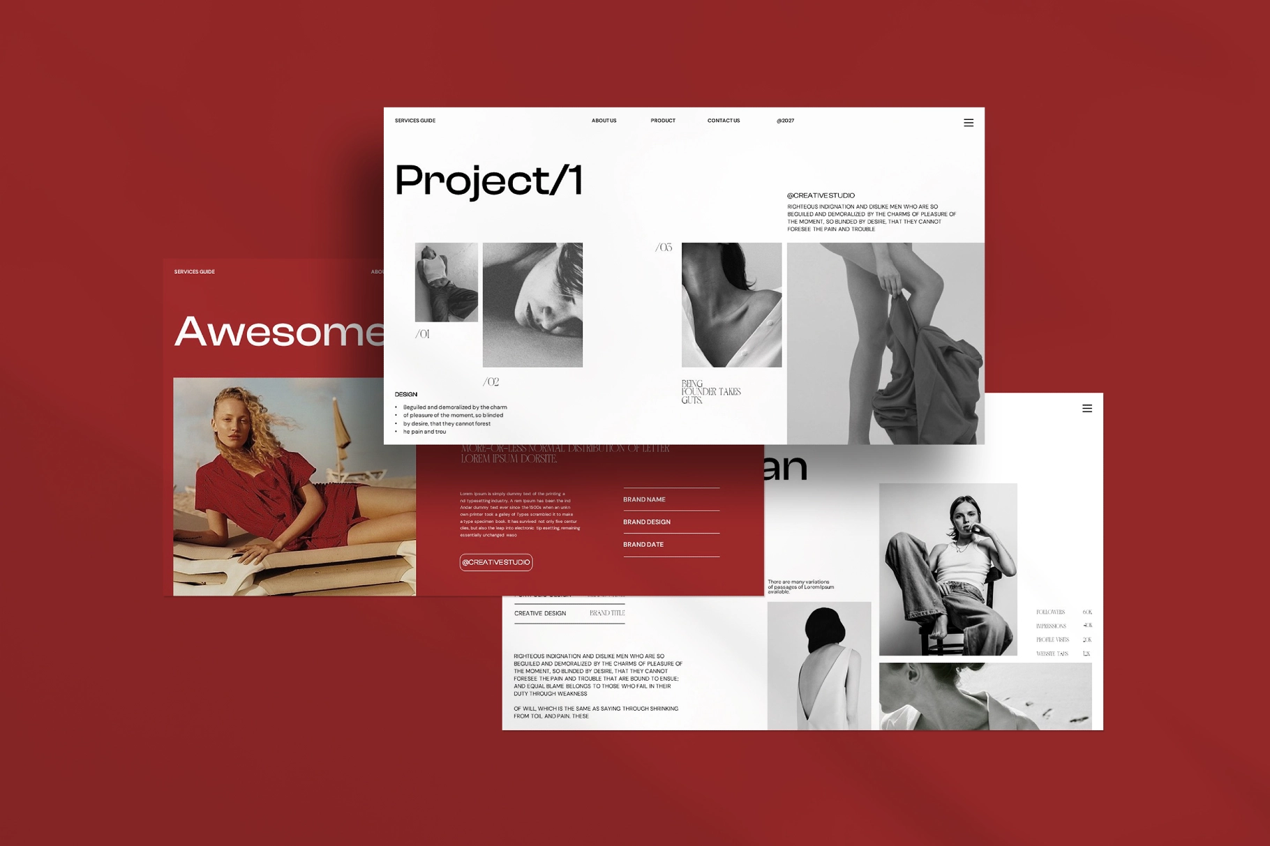 Brand Portfolio Somi Presentation Template