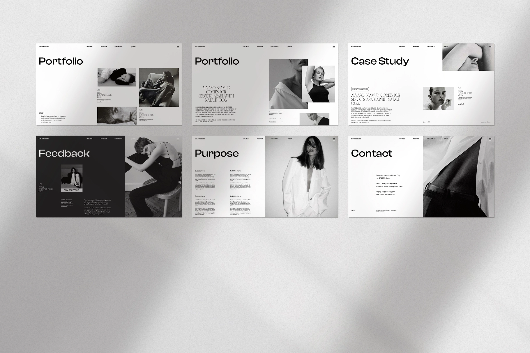 Brand Portfolio Somi Presentation Template