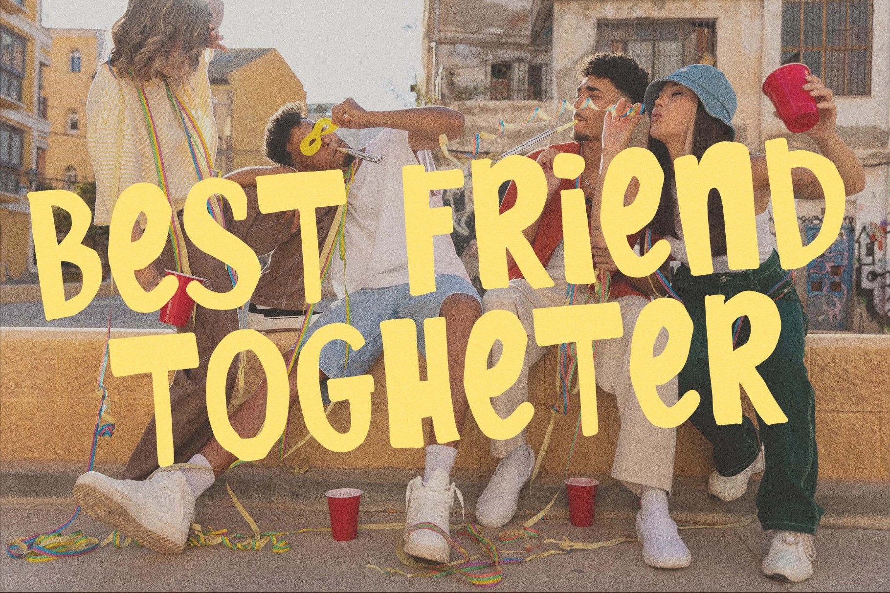 Salty Coast a Playful Ugly Font