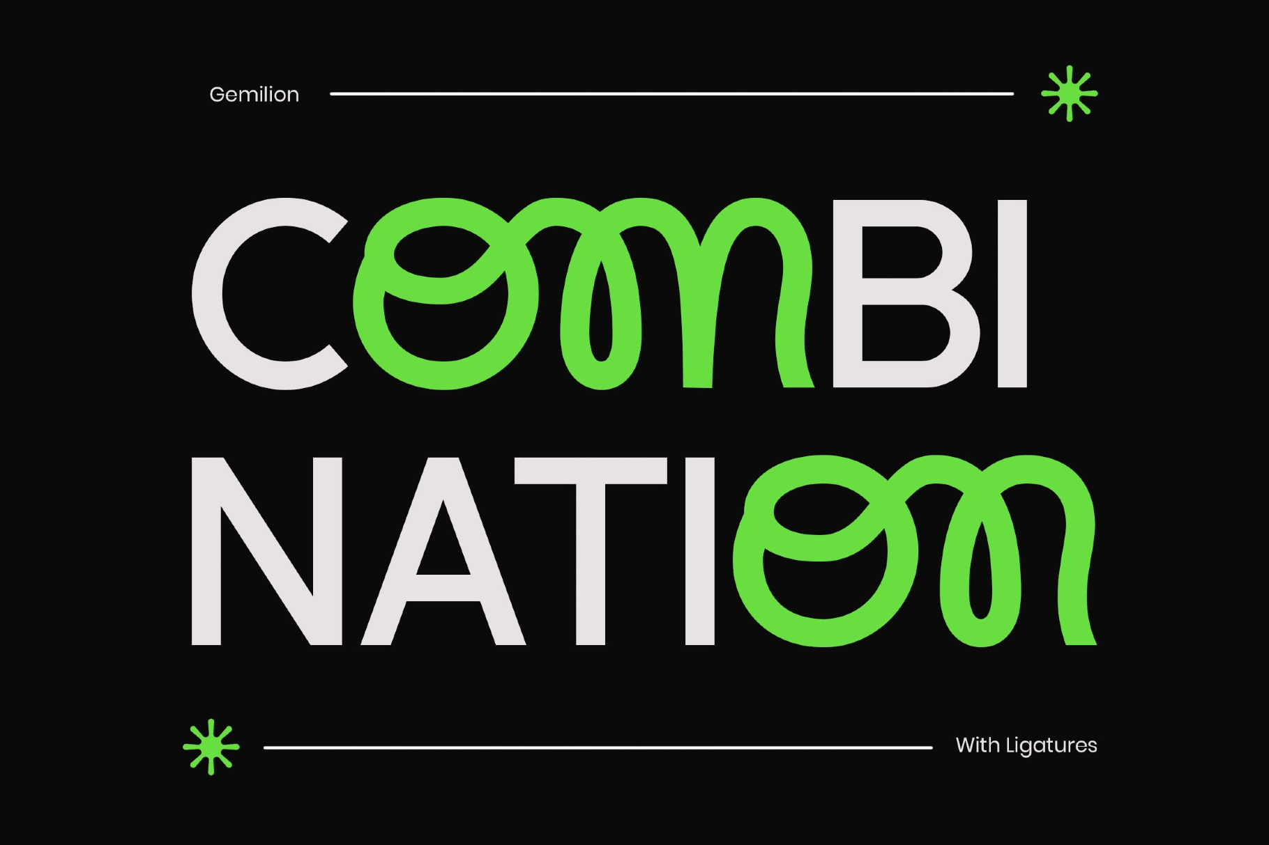 Gemilion - Loopy Bold Sans