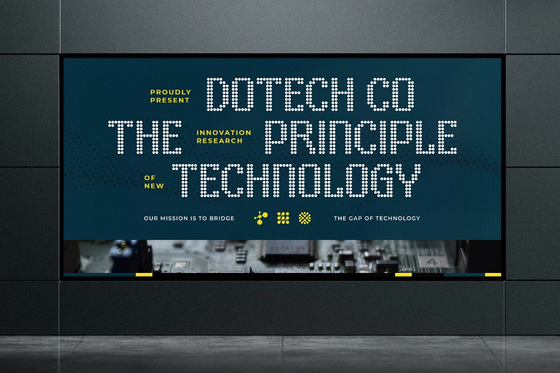 Poladots - Modern Dotted / Pixel Font