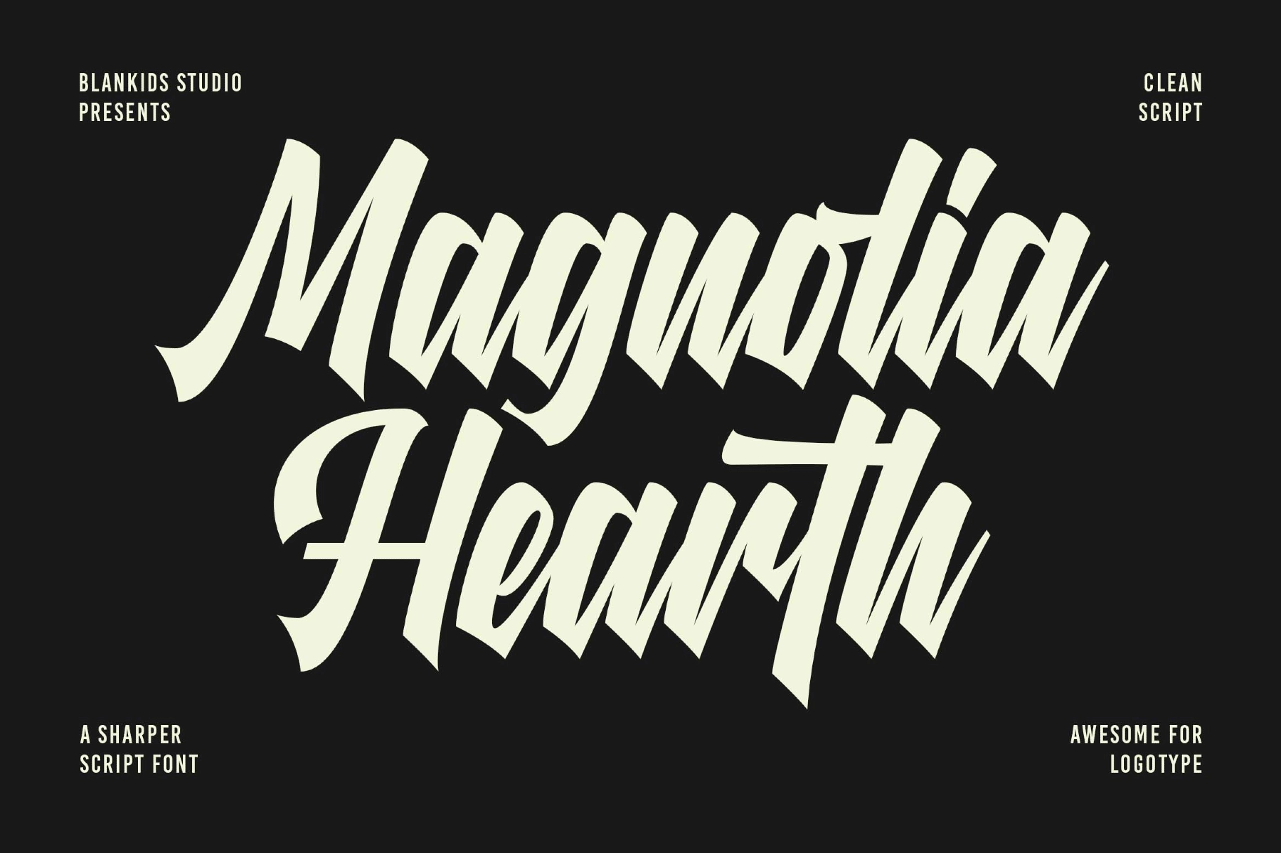 Richline a Sharper Script Font