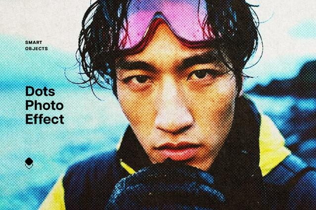 Dots Print Photo Effect