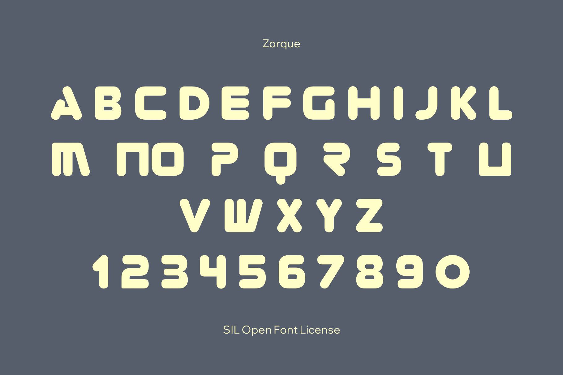 Zorque Retro Font