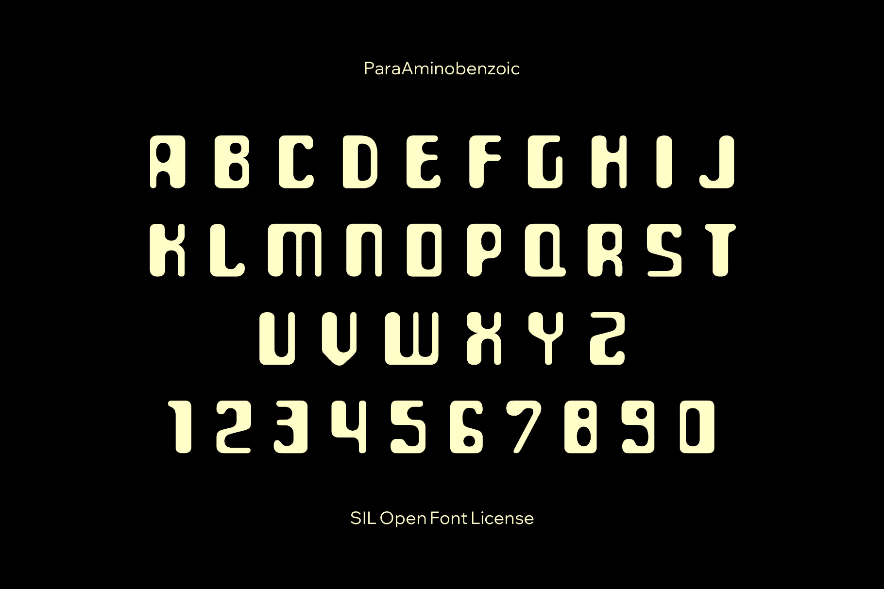 ParaAminobenzoic Sans