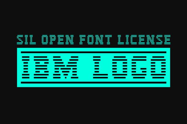 IBM Logo Font