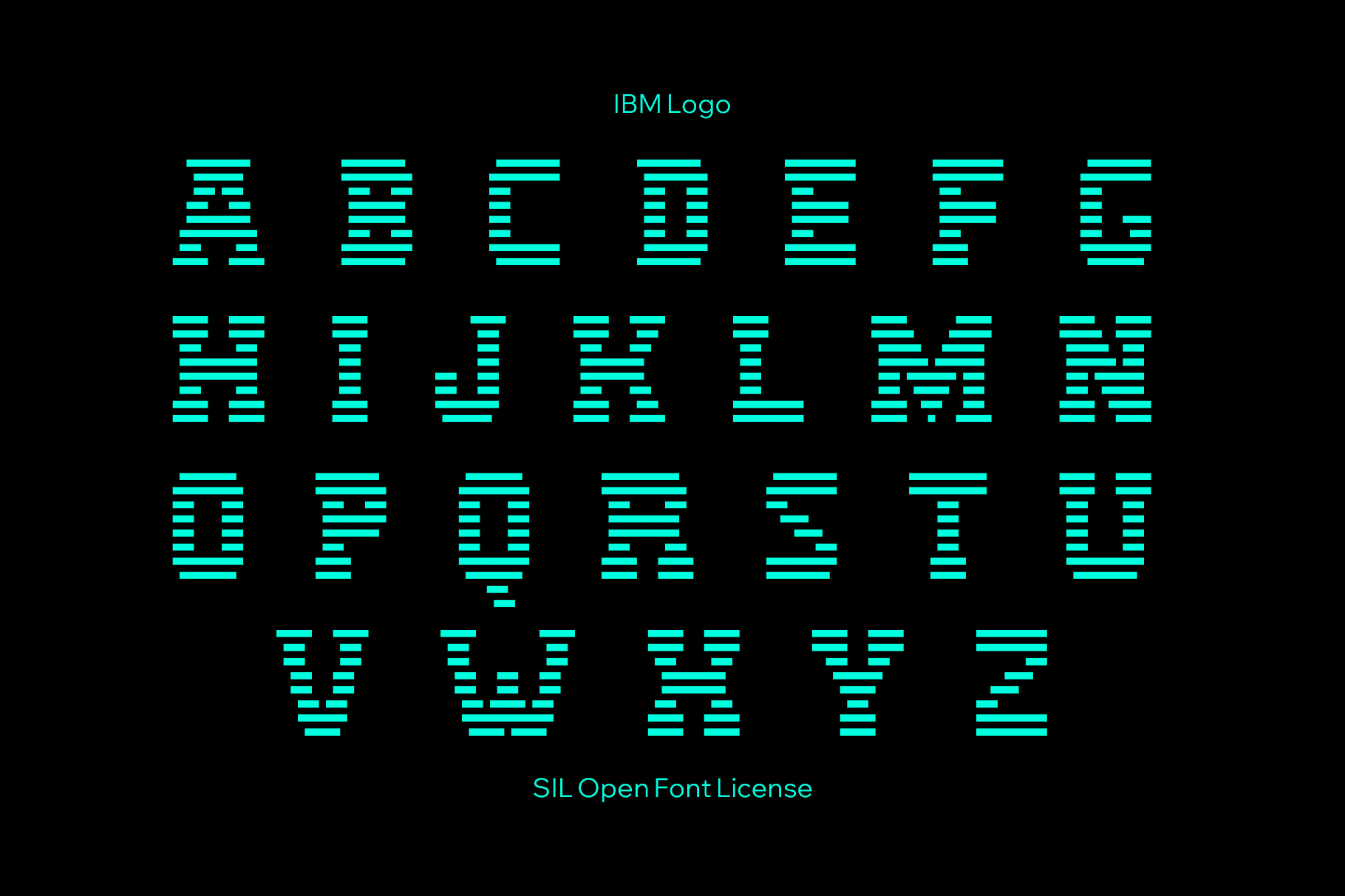 IBM Logo Font