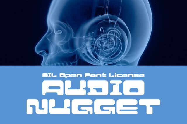 Audio Nugget Font
