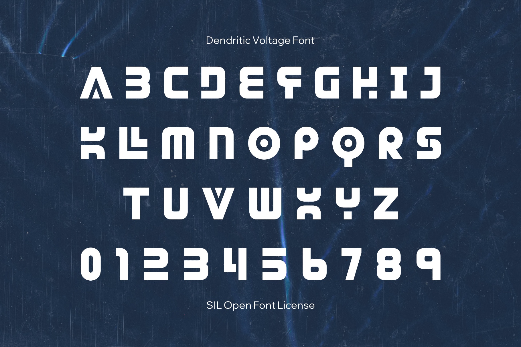 Dendritic Voltage Font