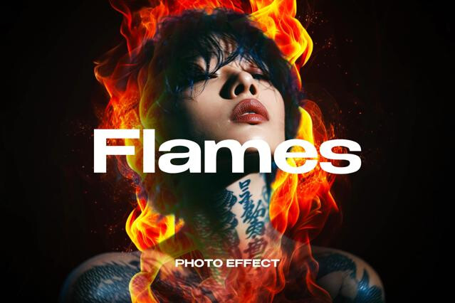 Flames Photo Effect