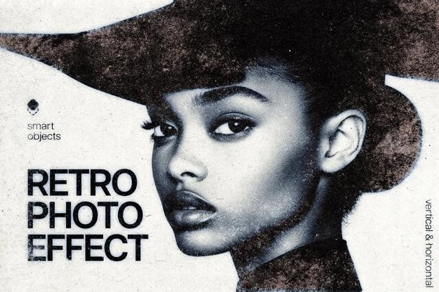 Grunge Print Photo Effect