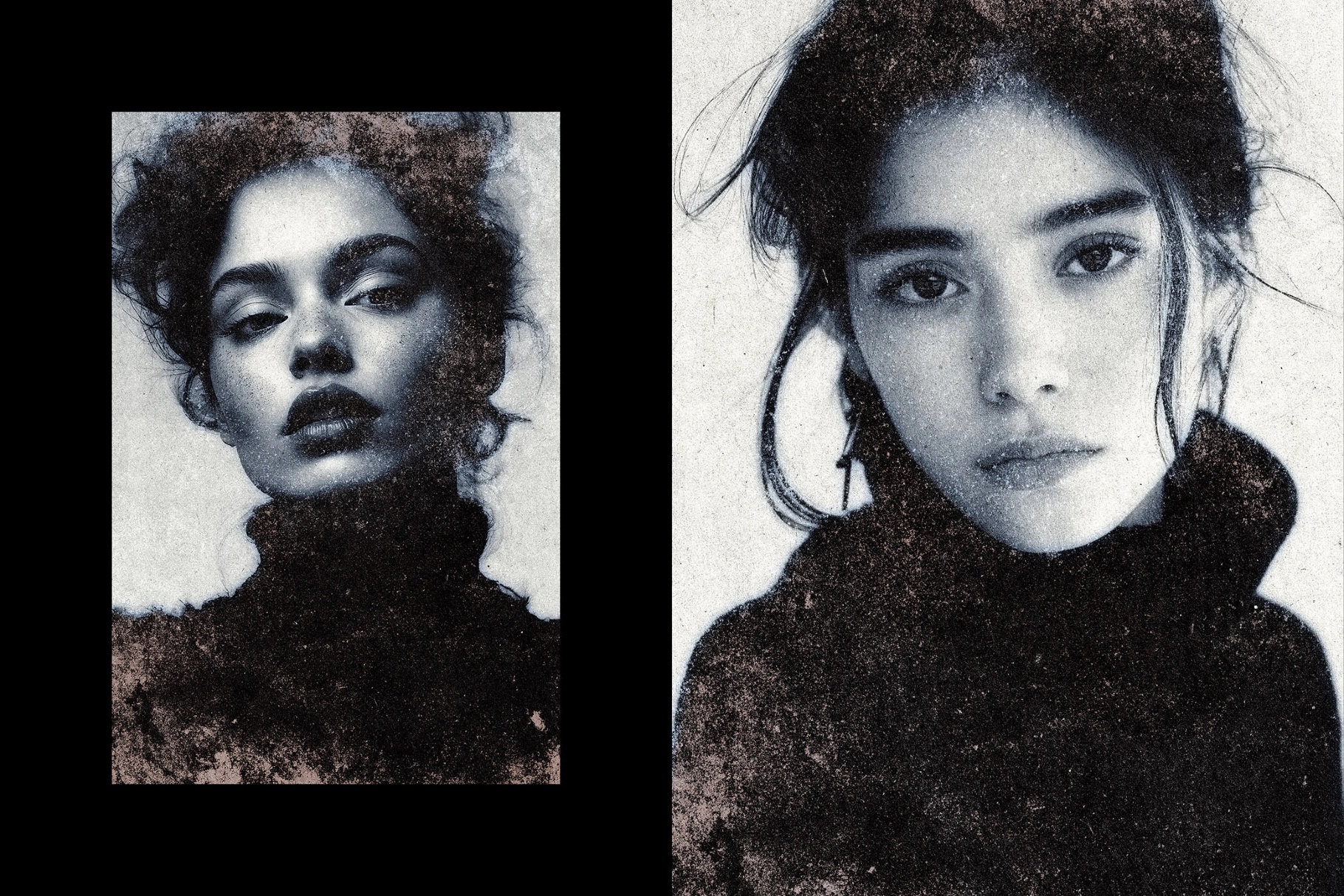 Grunge Print Photo Effect