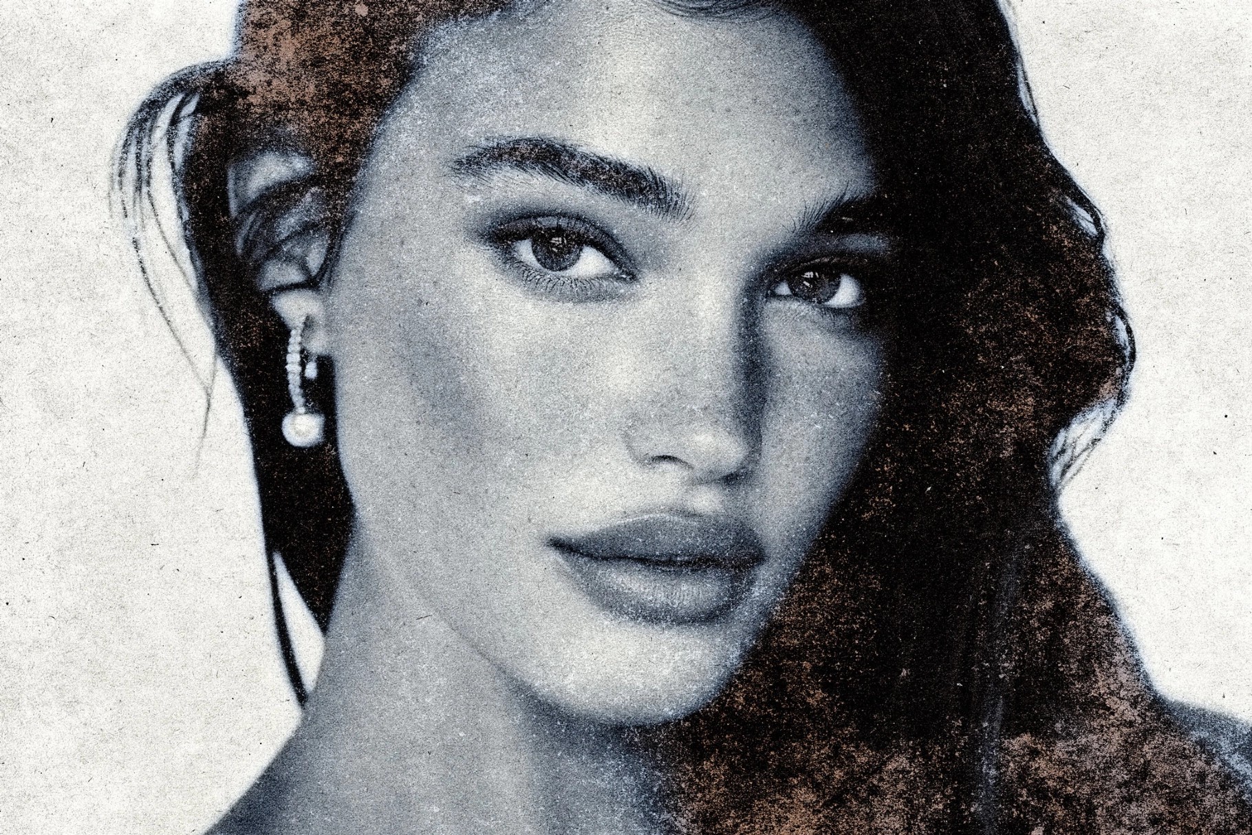 Grunge Print Photo Effect