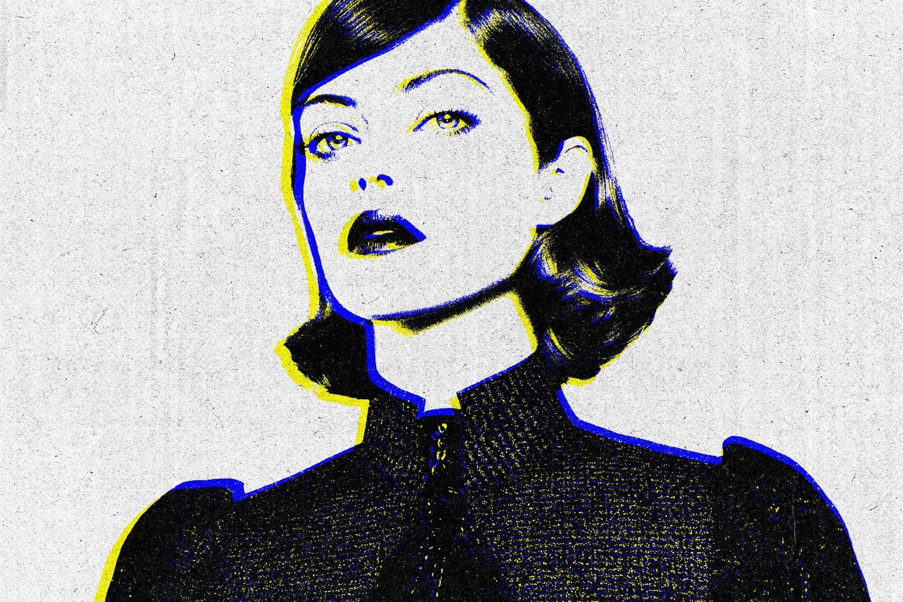 Anaglyph Glitch Photo Effect