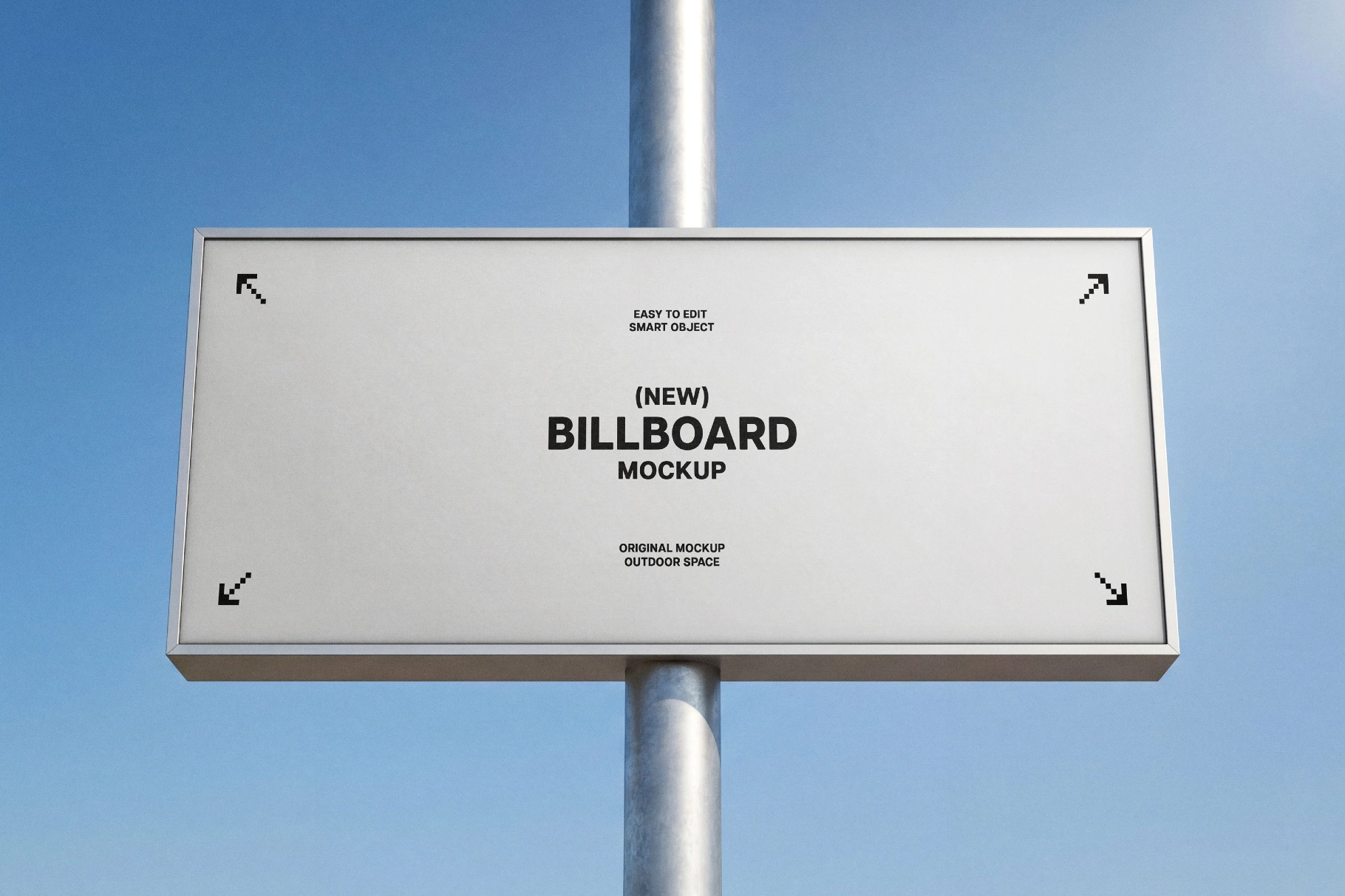 Wide Daylight Billboard Mockup