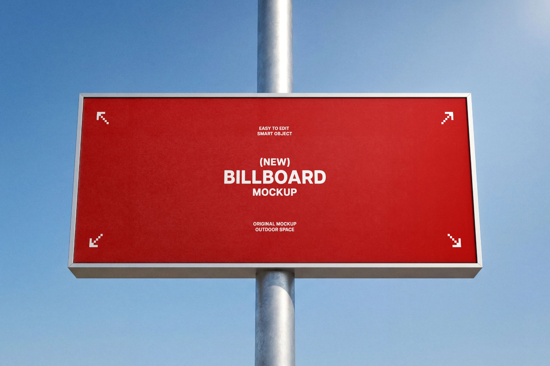 Wide Daylight Billboard Mockup