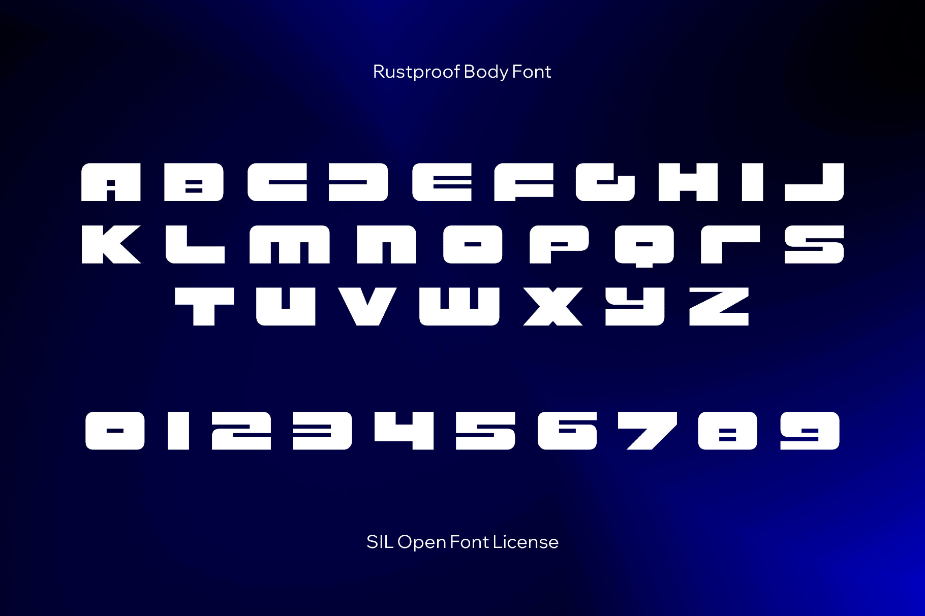 Rustproof Body Font