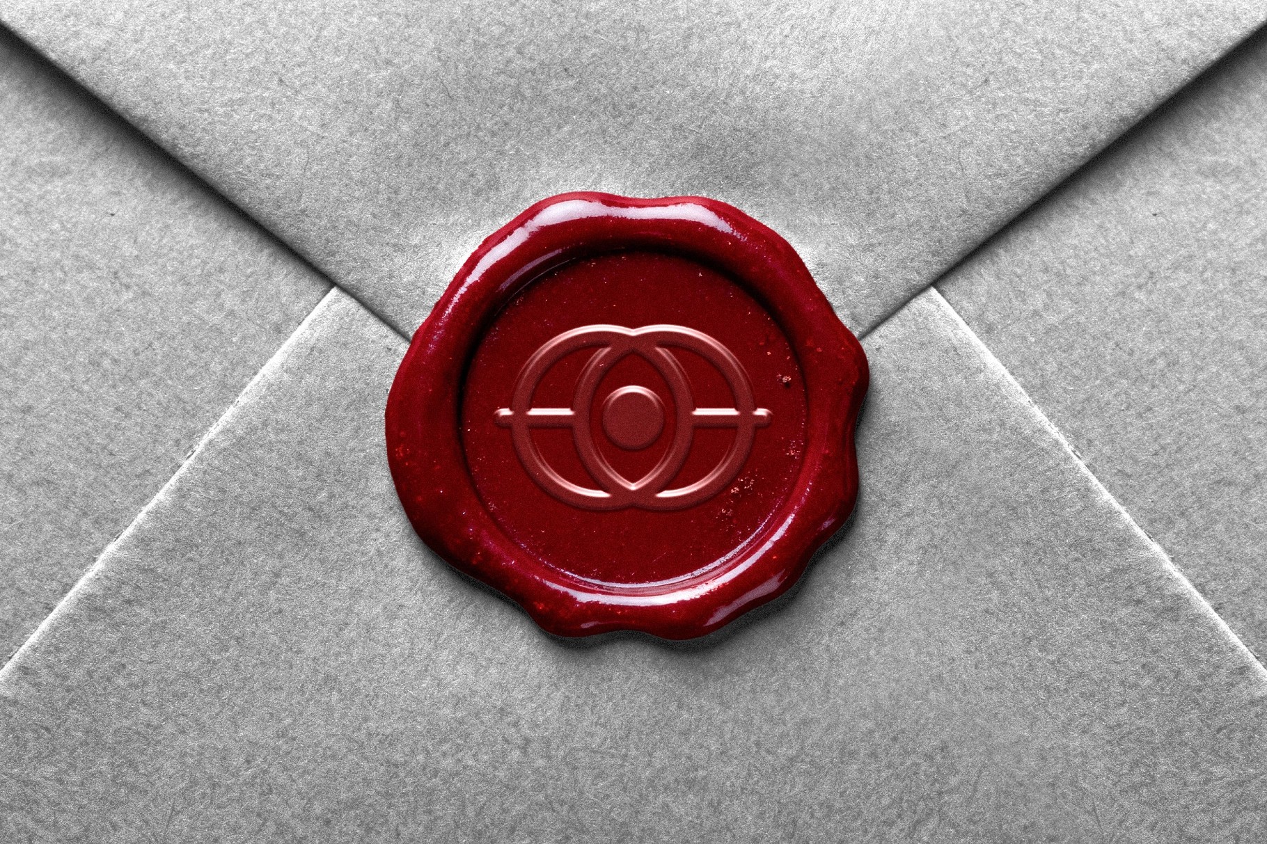 Wax Seal Logo Mockup