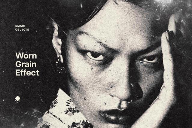 Worn Grain Photo Effect