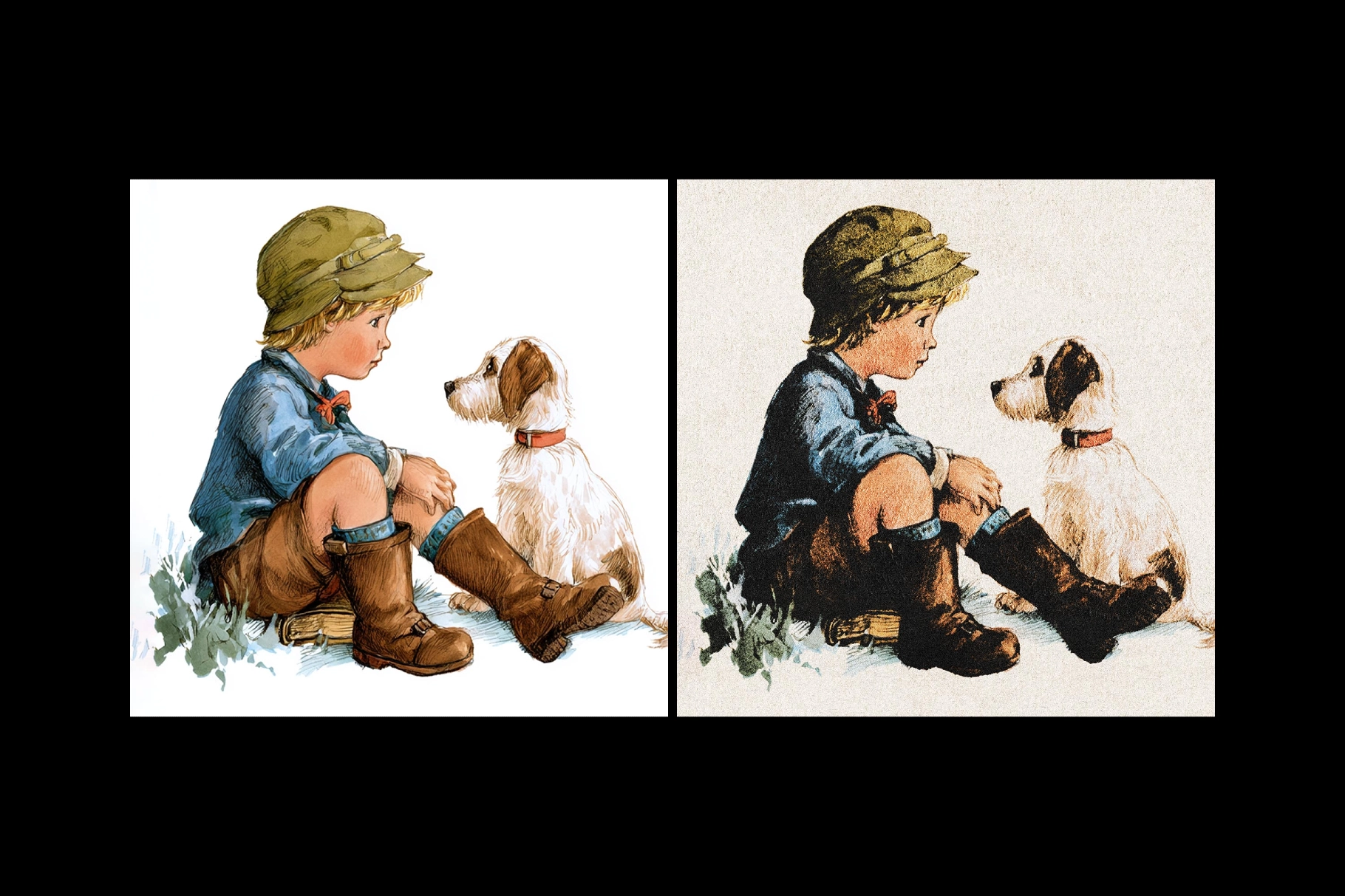 Vintage Print Effect