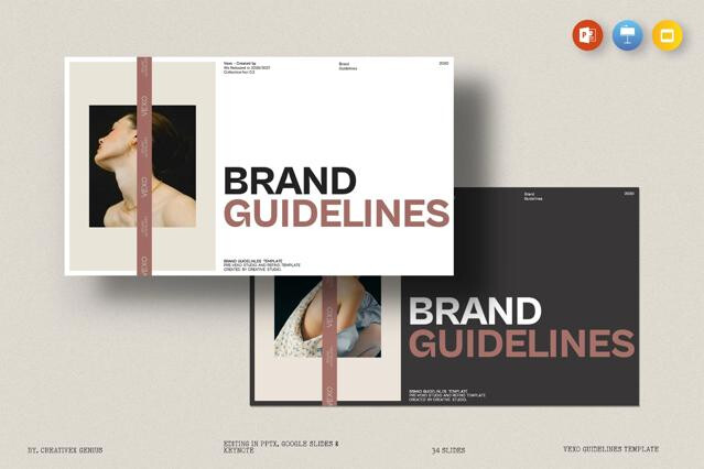 Vexo Brand Guidelines Presentation Template