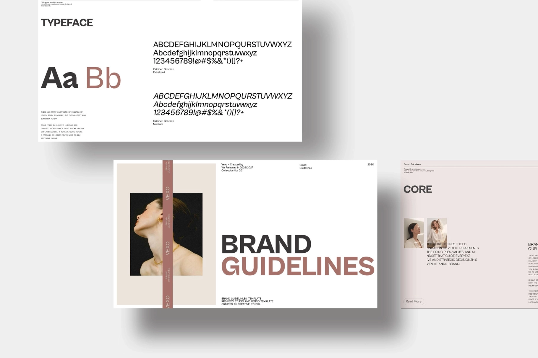 Vexo Brand Guidelines Presentation Template