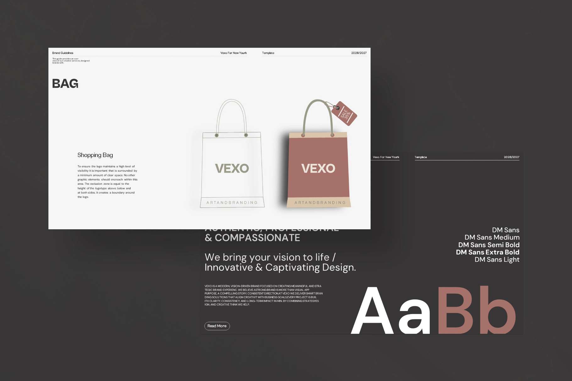 Vexo Brand Guidelines Presentation Template