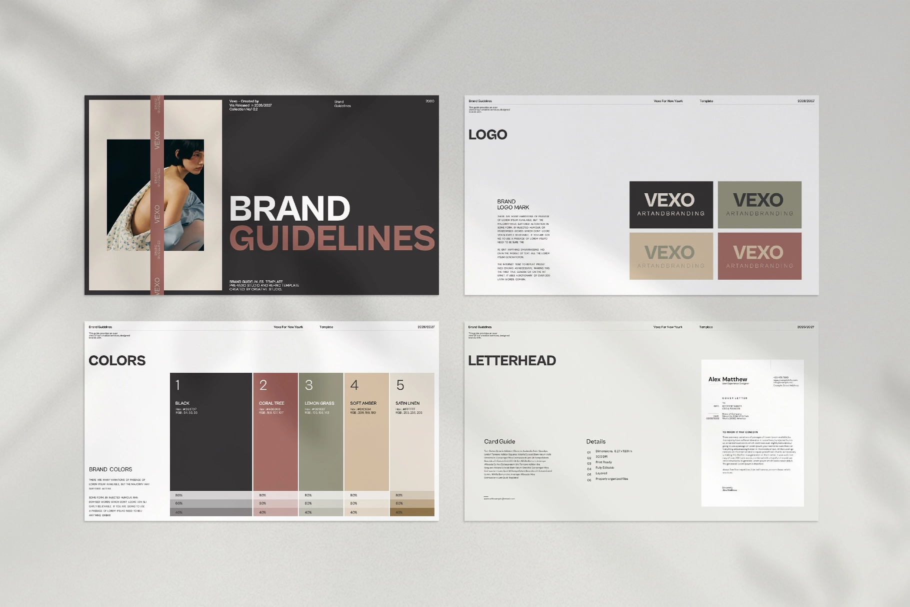 Vexo Brand Guidelines Presentation Template