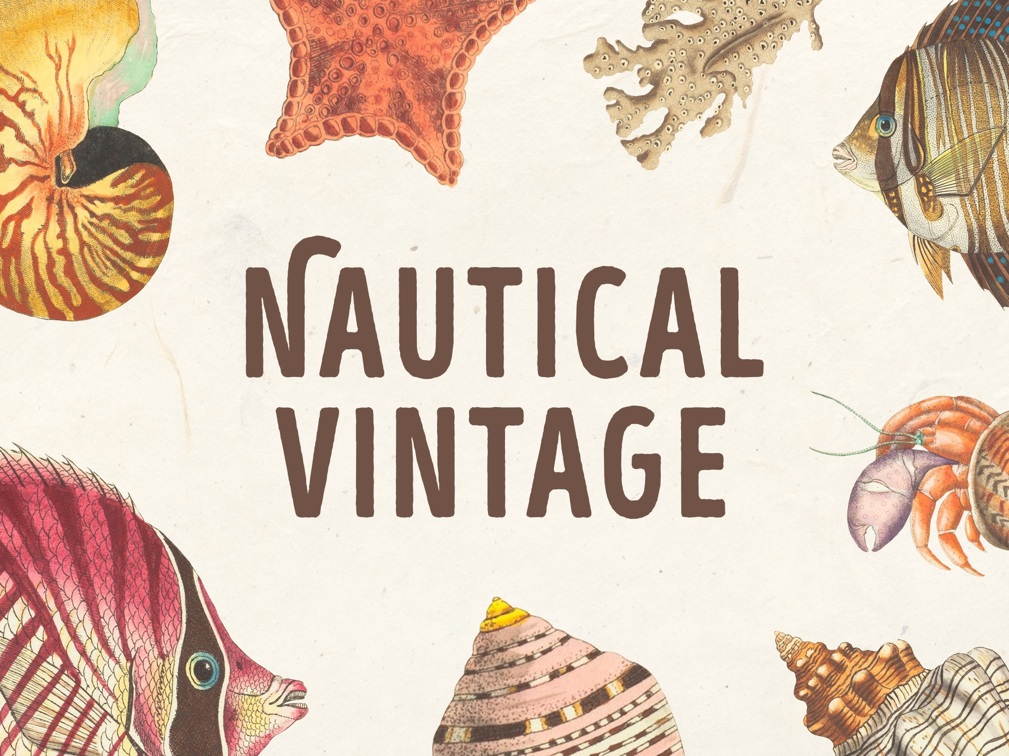 Nautical Vintage Graphic Illustrations to download
