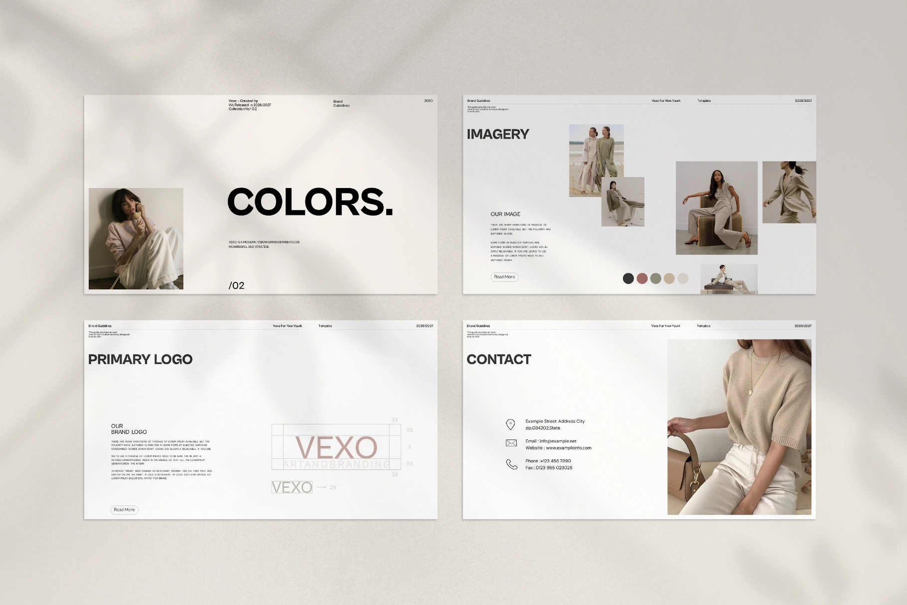 Vexo Brand Guidelines Presentation Template