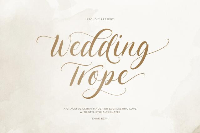 Wedding Trope - Romantic Script