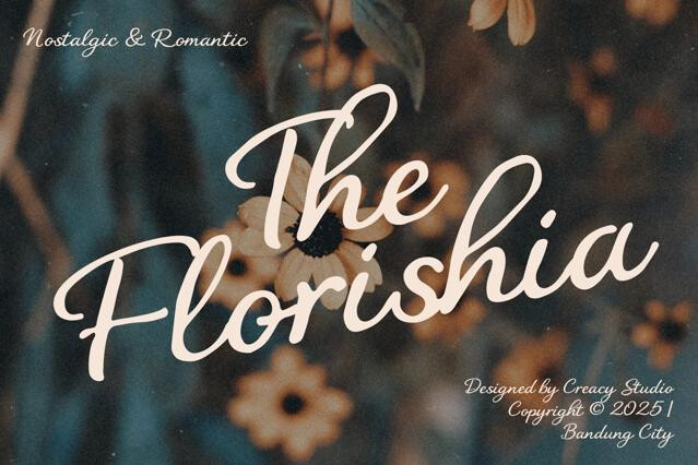The Florishia – Romantic Handwritten Script