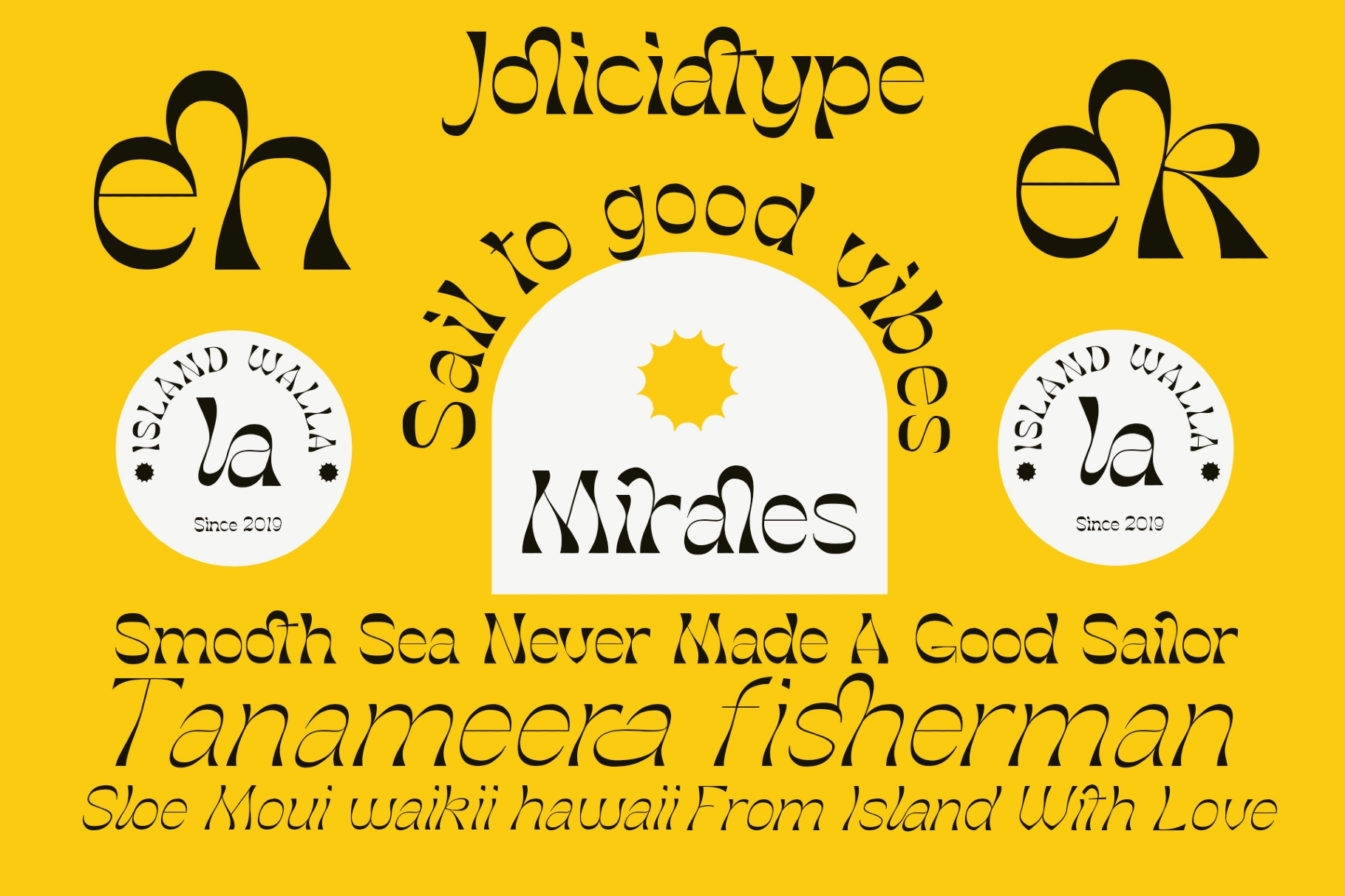 Molex Shoora - Reverse Contrast Font