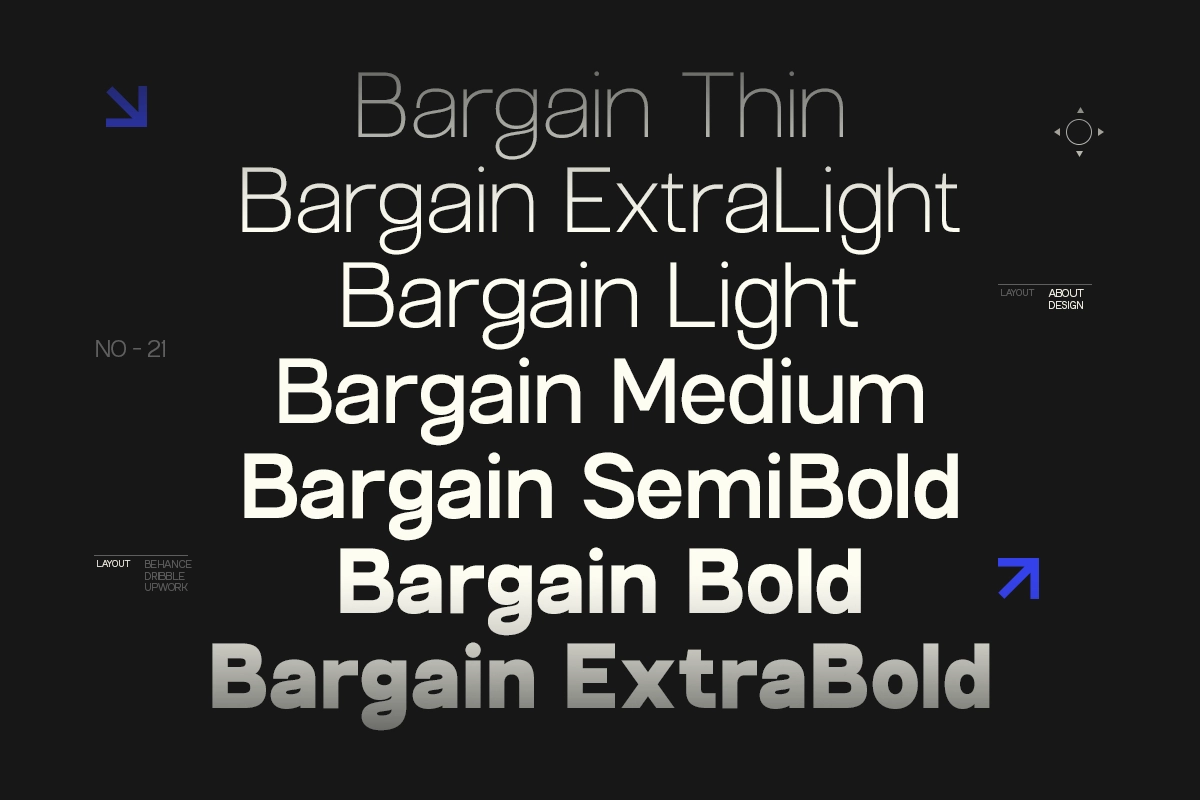 GC Bargain – Modern Sans Family