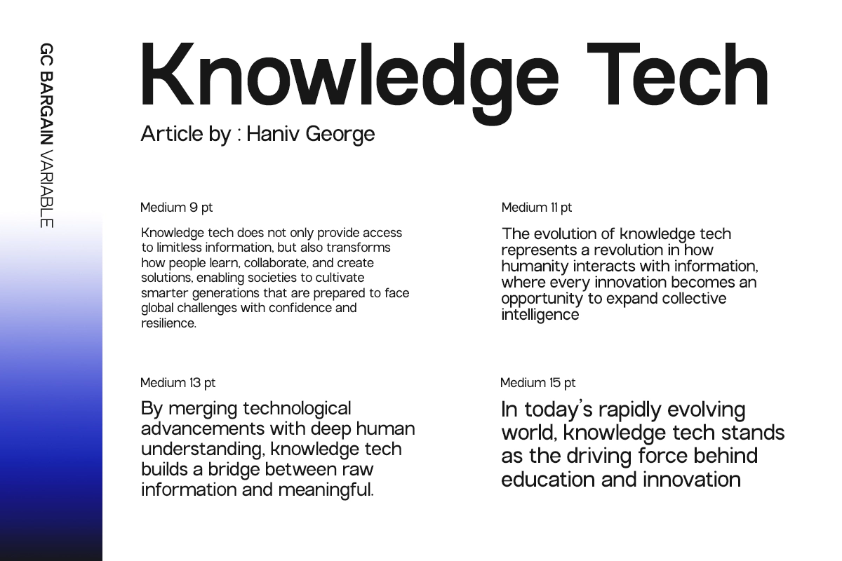 GC Bargain – Modern Sans Family