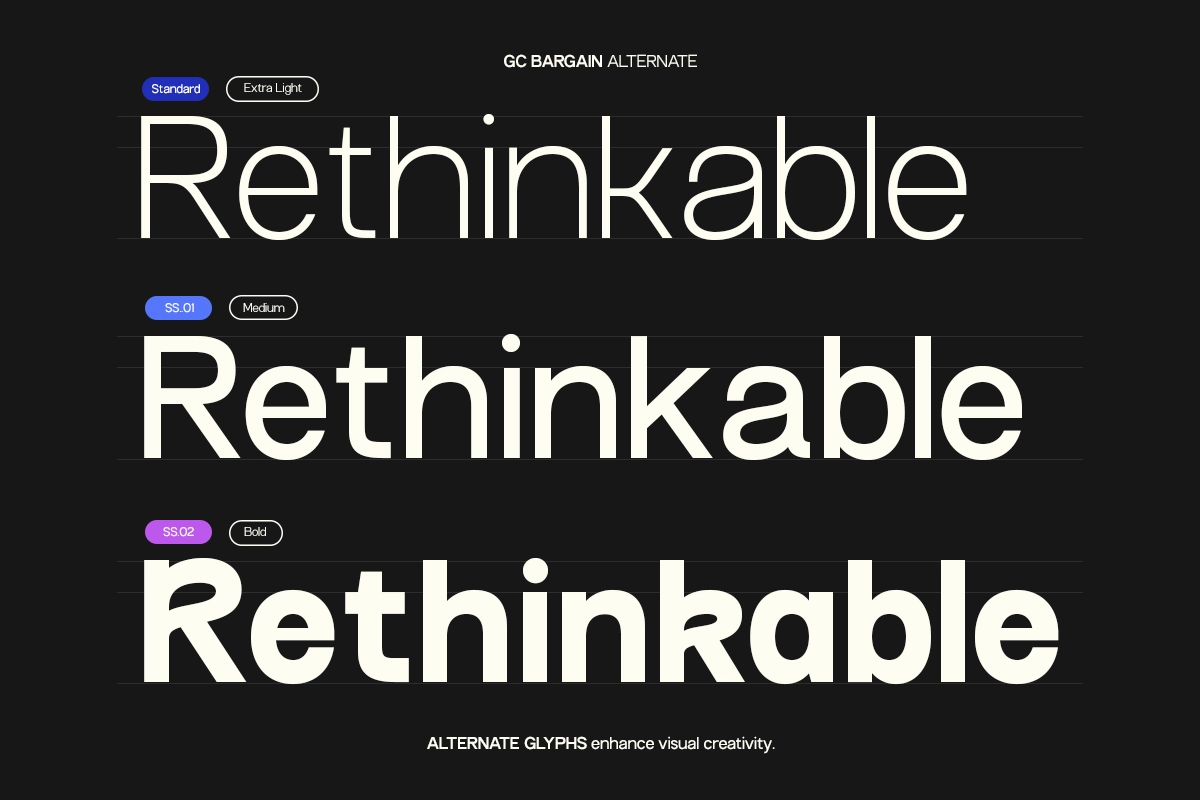 GC Bargain – Modern Sans Family