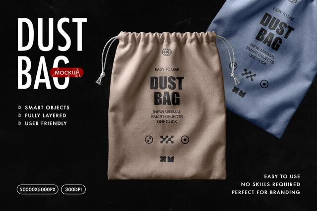 Dust Bag Mockup