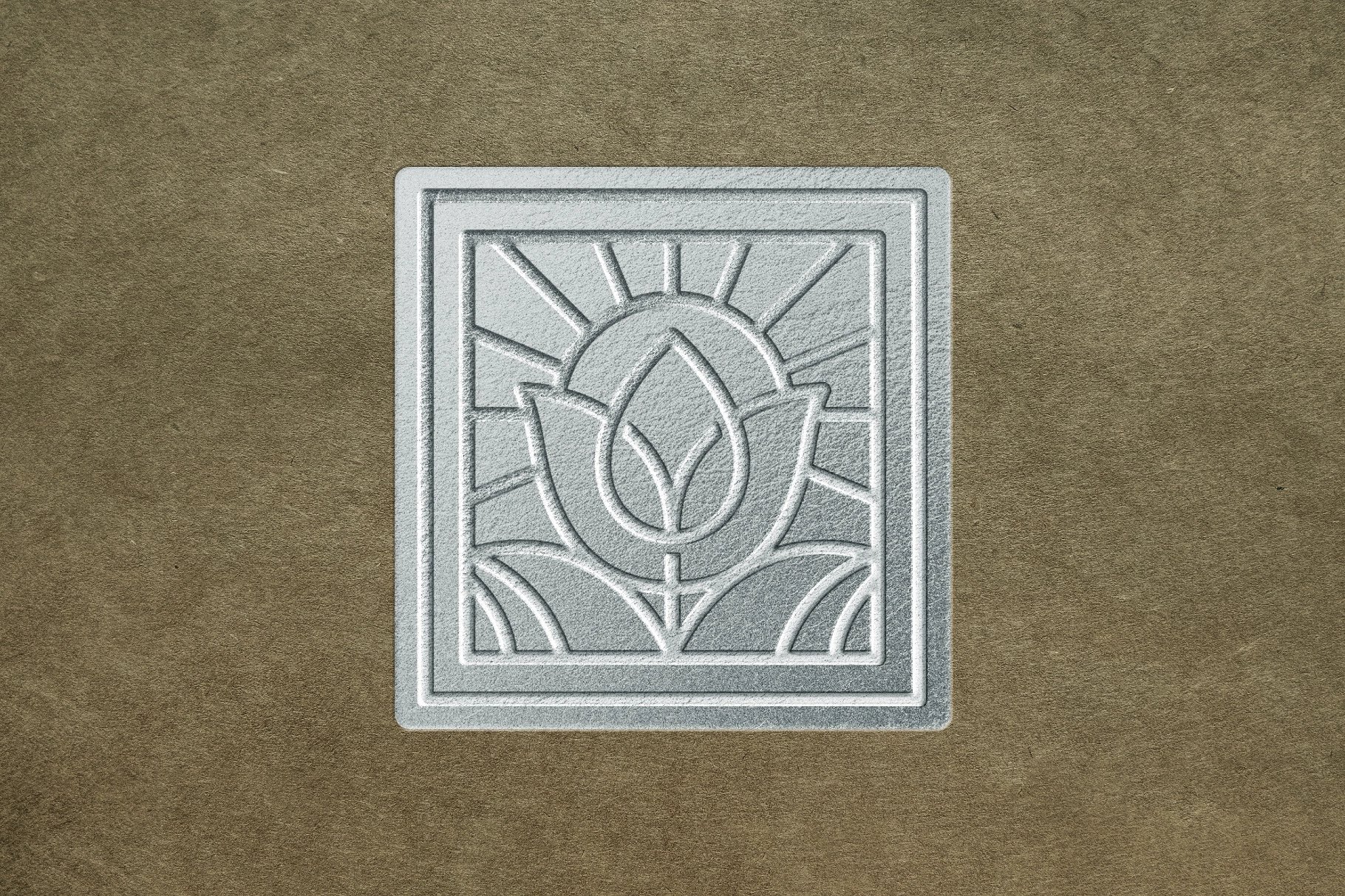 Foil Stamp Paper Mockup