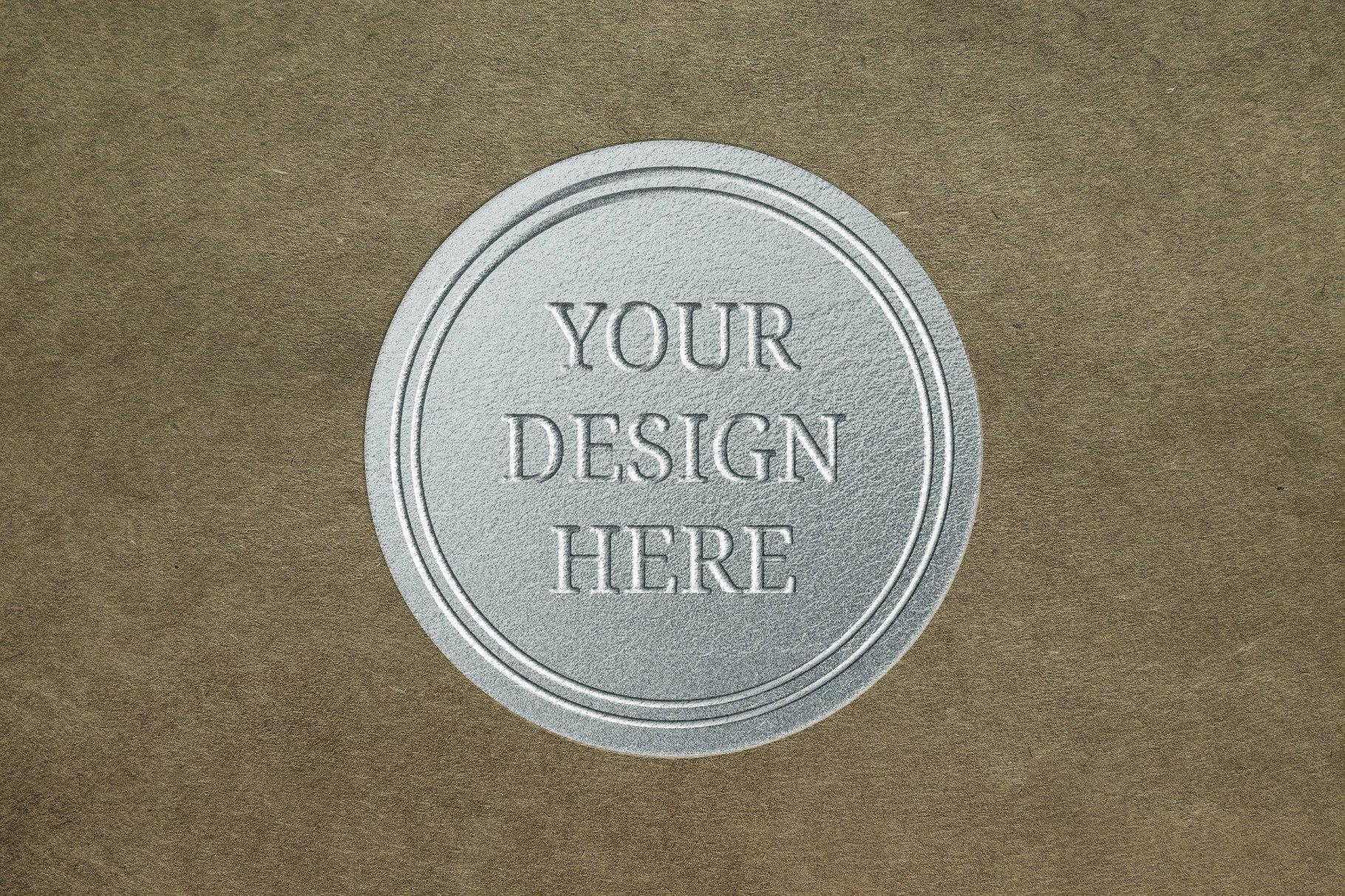 Foil Stamp Paper Mockup